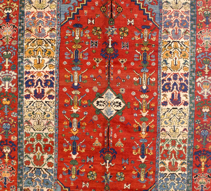 Antique Moroccan Wool Rug 6’4” x 13’1”