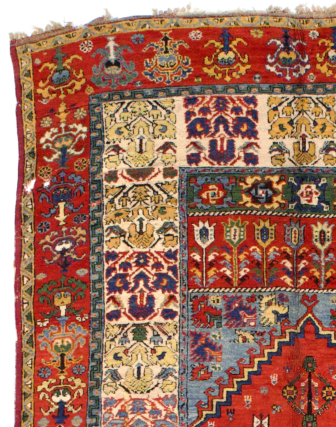 Antique Moroccan Wool Rug 6’4” x 13’1”