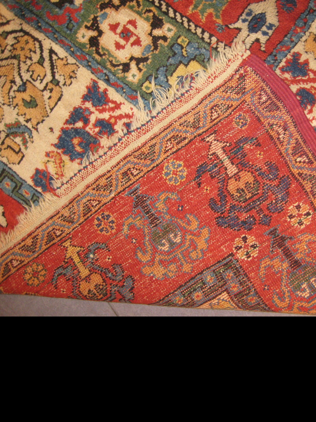 Antique Moroccan Wool Rug 6’4” x 13’1”