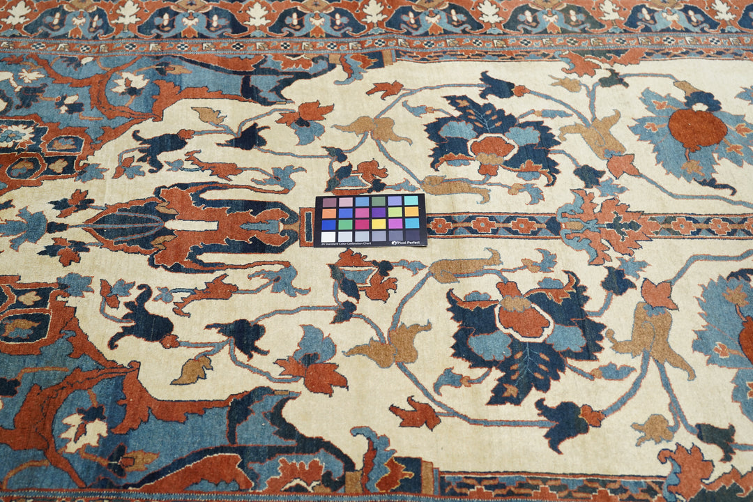 Antique Persian Haji Jalili Tabriz Rug 4'6'' x 6'2''