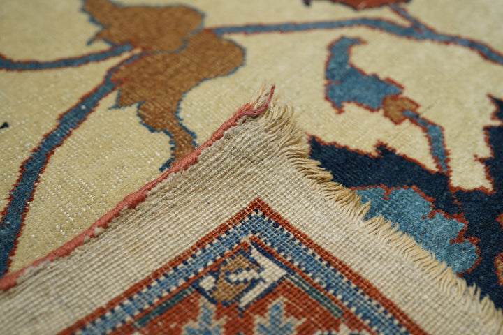 Antique Persian Haji Jalili Tabriz Rug 4'6'' x 6'2''