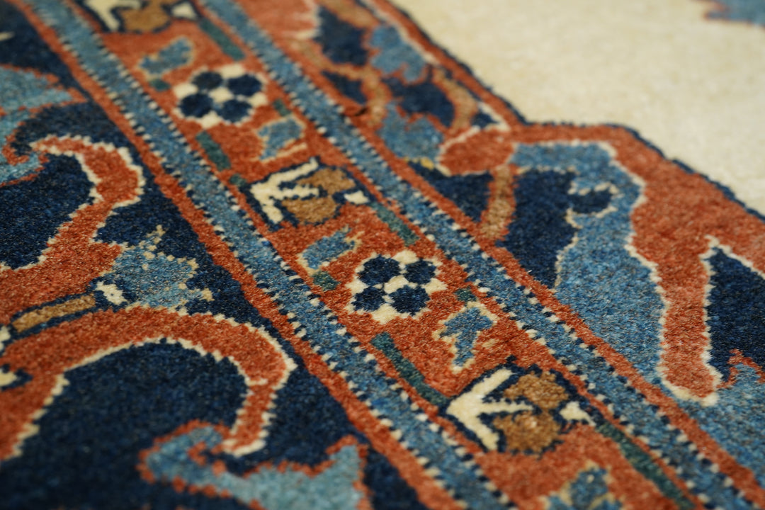 Antique Persian Haji Jalili Tabriz Rug 4'6'' x 6'2''