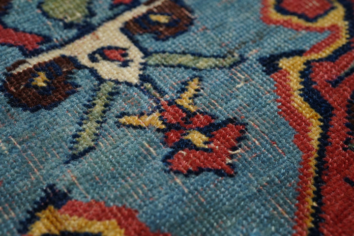 Antique Burgundy Bidjar Rug 7'5'' x 11'1''