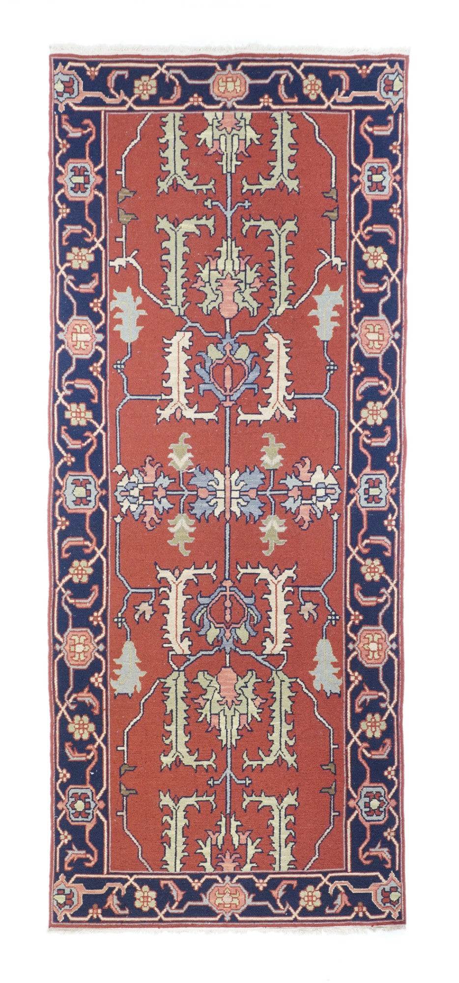 Sumak Flat Weave Wool Rug 4'0