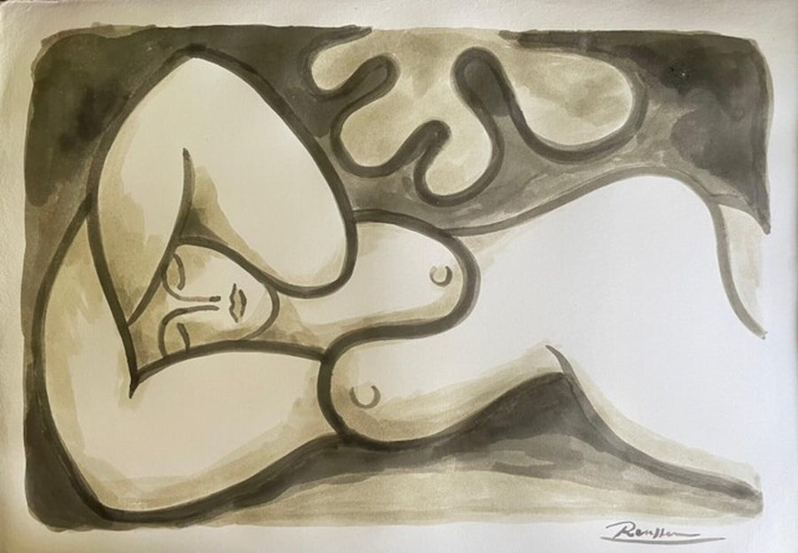 "Sleeping nude II" by Dutch artist Erik Renssen 2026