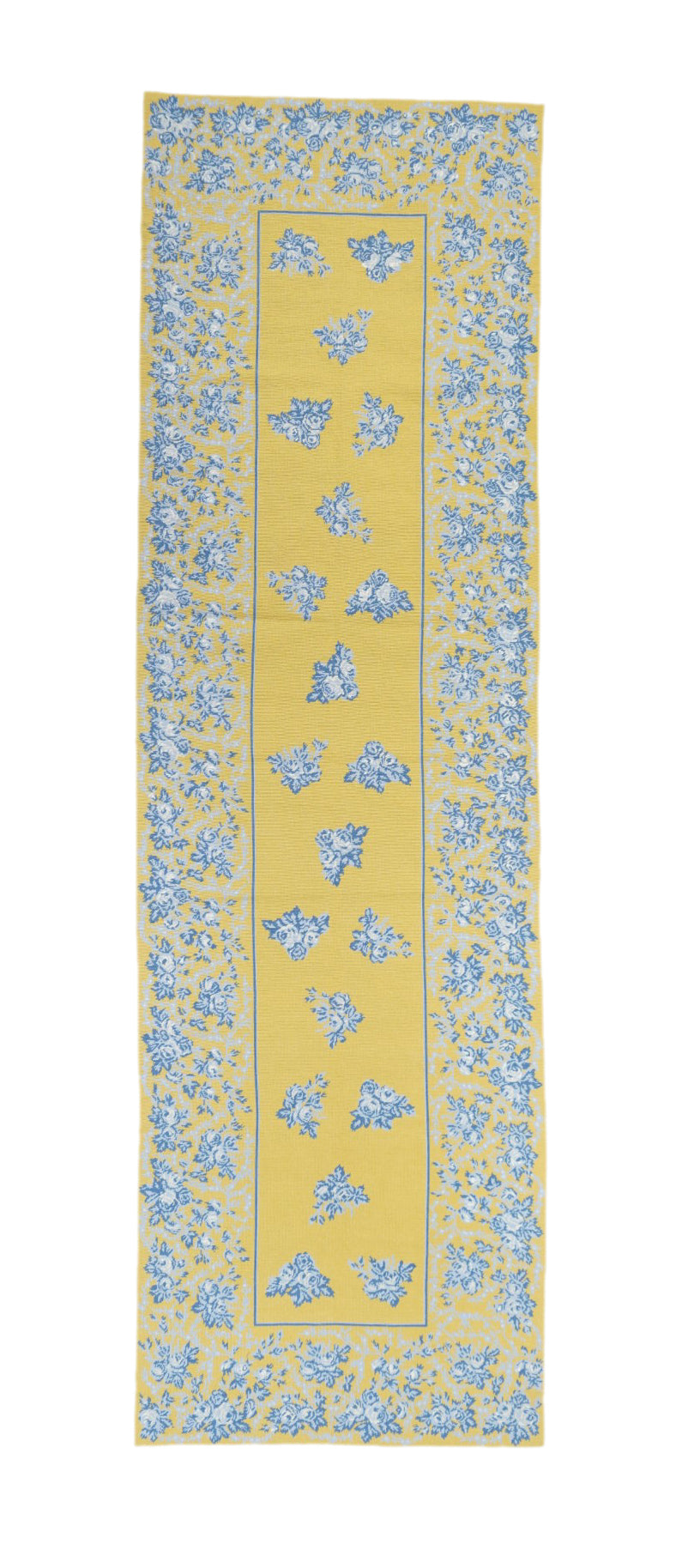 Hand Knotted Needle Point Wool Rug 3'0" x 9'11''