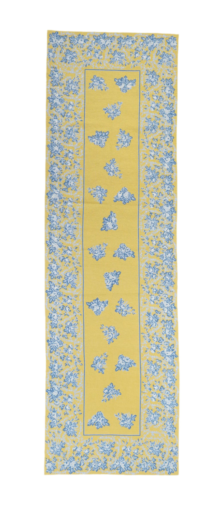 Hand Knotted Needle Point Wool Rug 3'0" x 9'11''