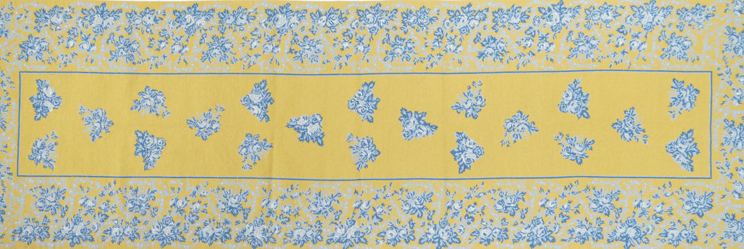 Hand Knotted Needle Point Wool Rug 3'0" x 9'11''