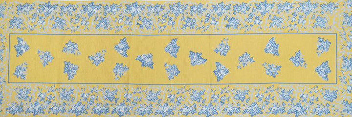 Hand Knotted Needle Point Wool Rug 3'0" x 9'11''