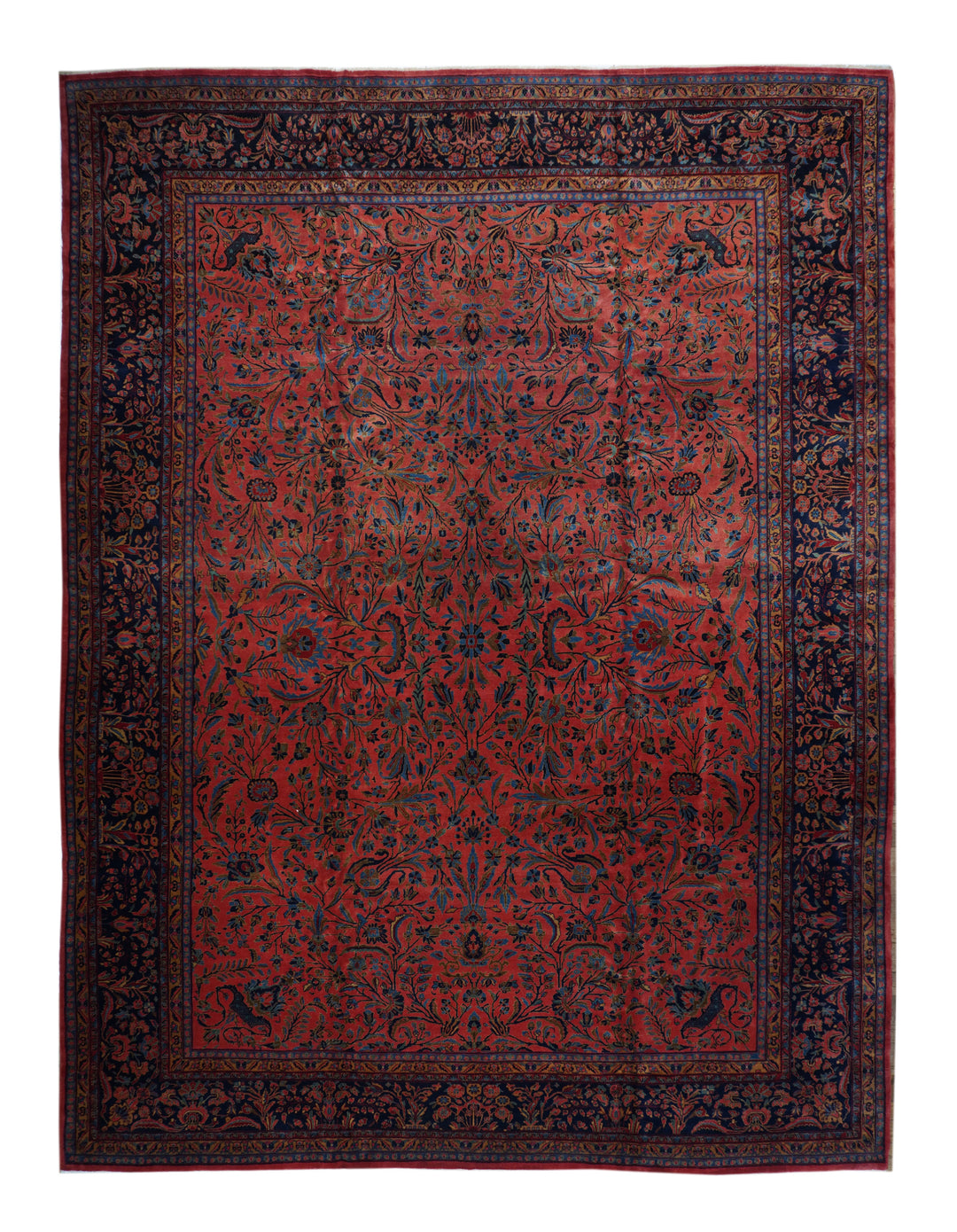 Antique Kashan Rug 11'7'' x 15'3''