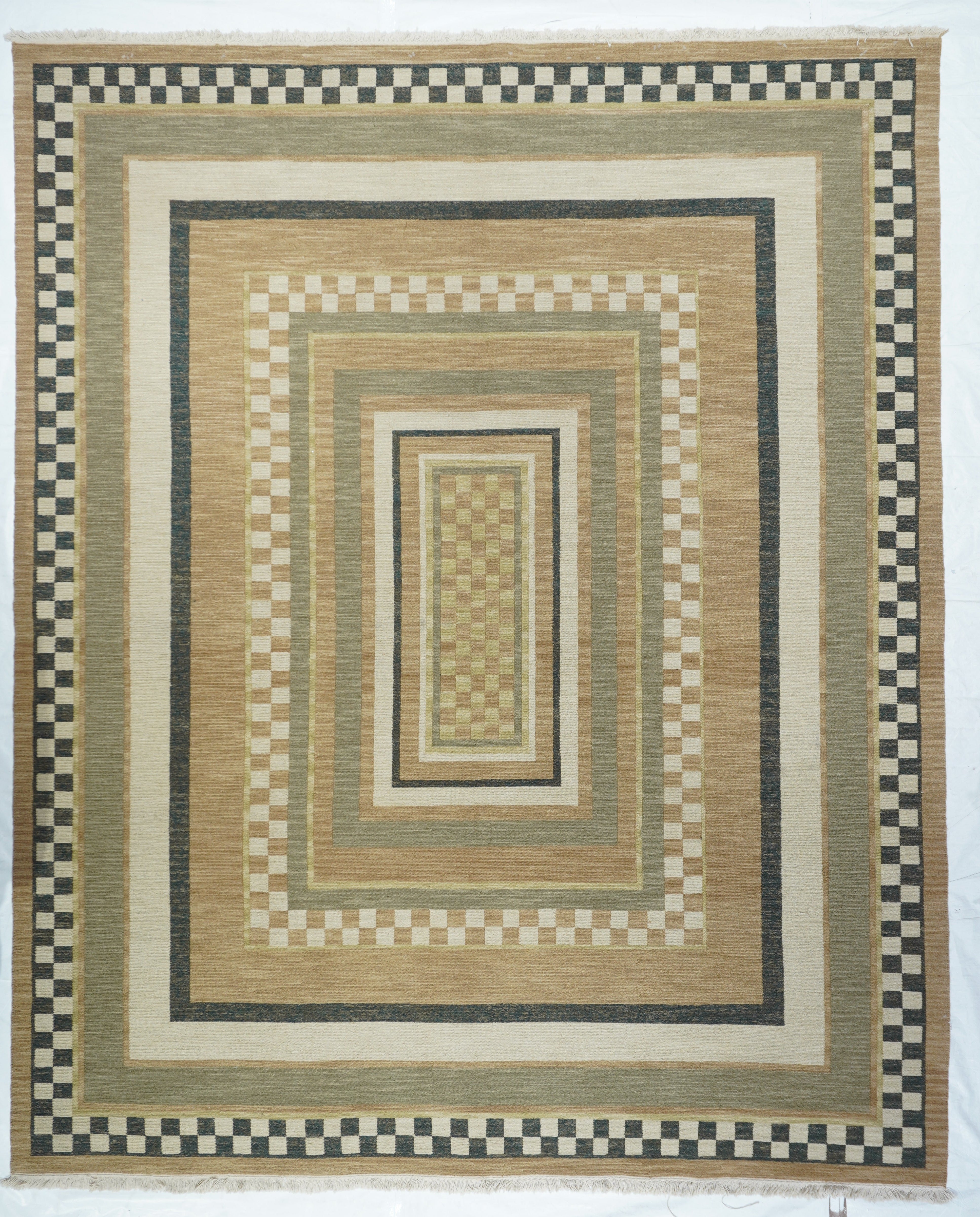 Sumak Flat Weave Wool Rug 8'0