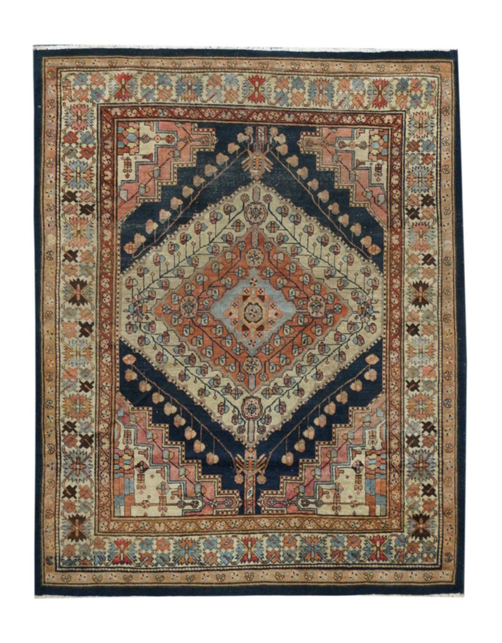 Antique Persian Malayer Rug 4'8'' x 5'10''