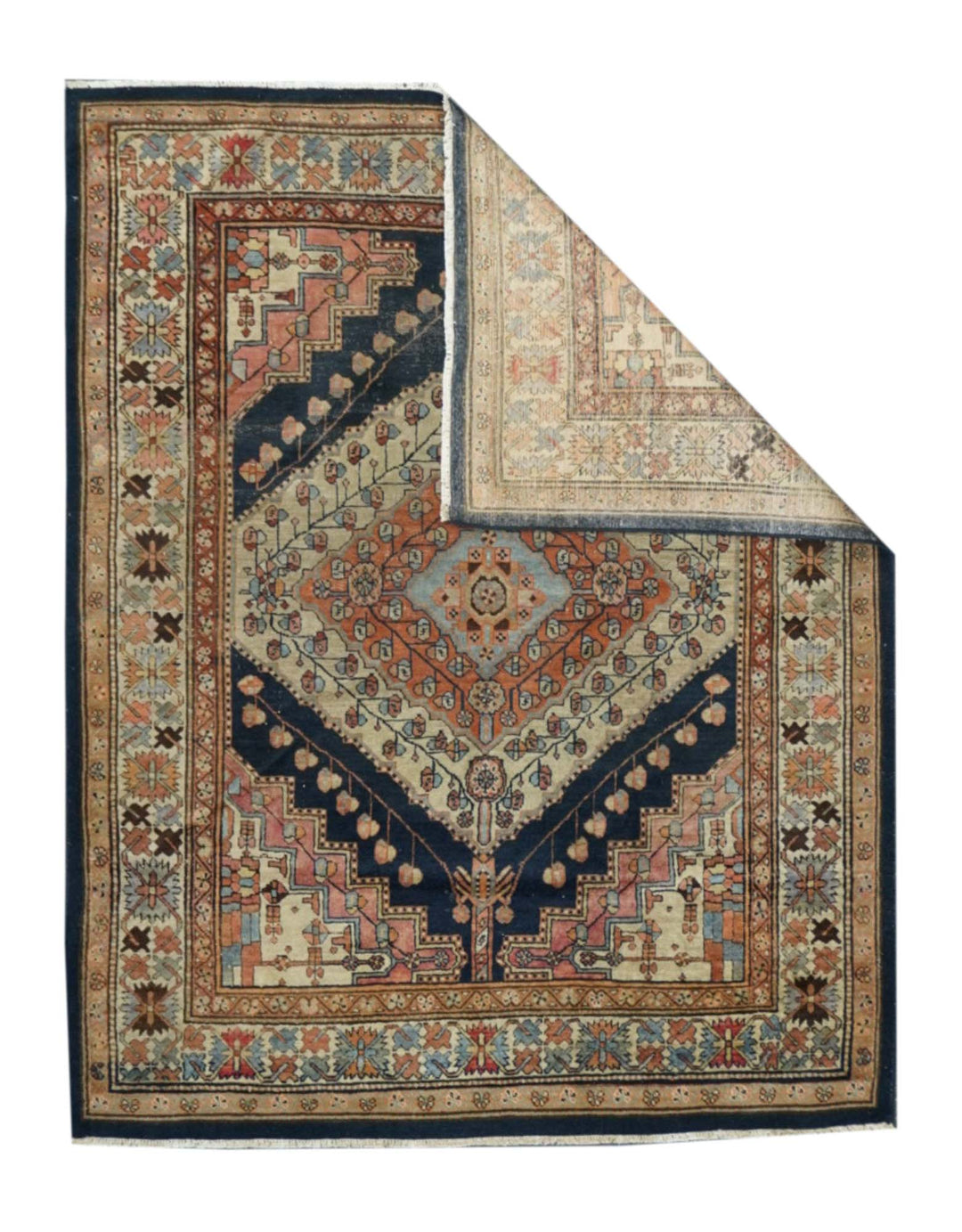 Antique Persian Malayer Rug 4'8'' x 5'10''