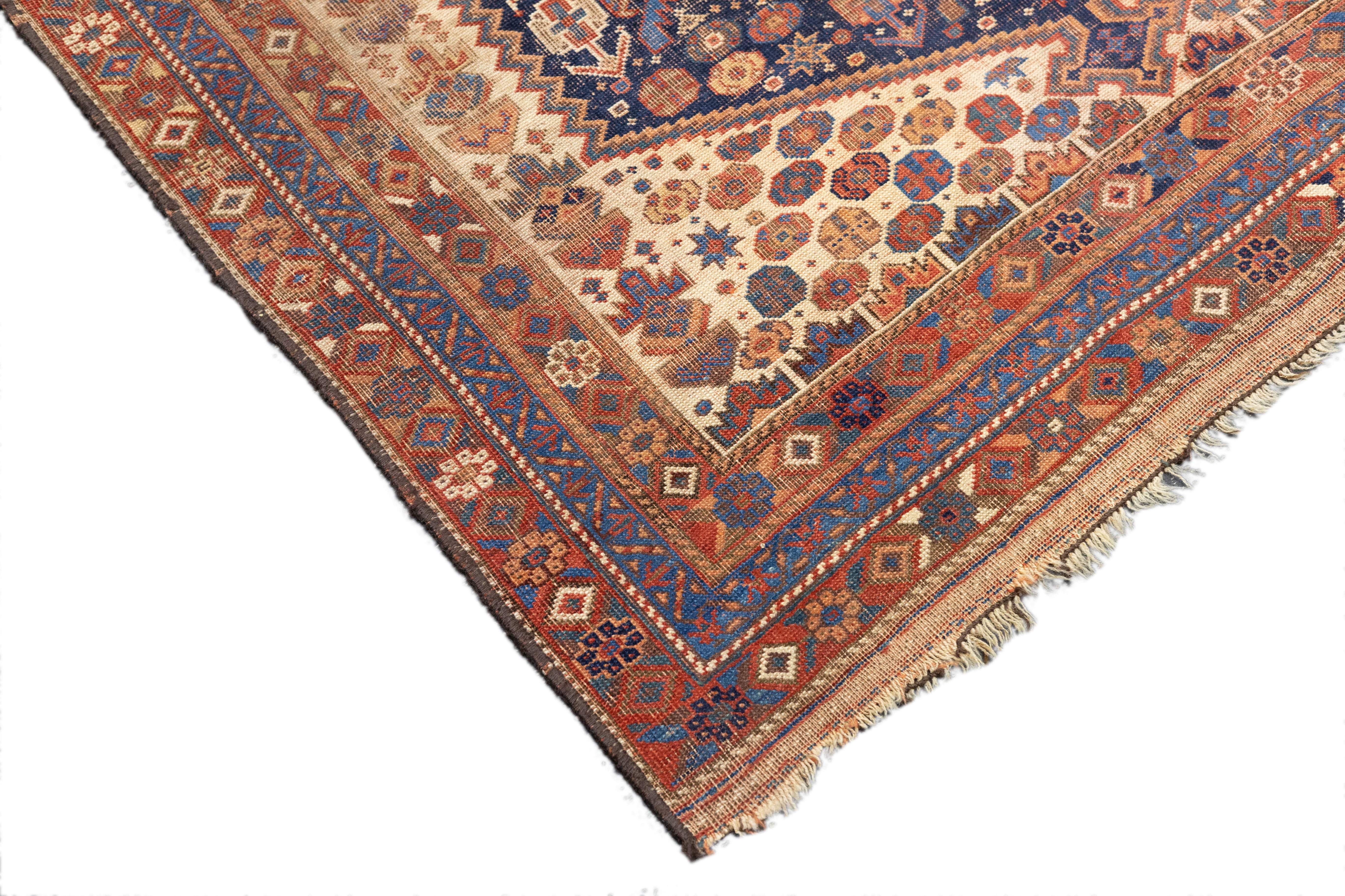 Antique Qashqai Rug 4'6'' x 8'4'' – Victor Gallery