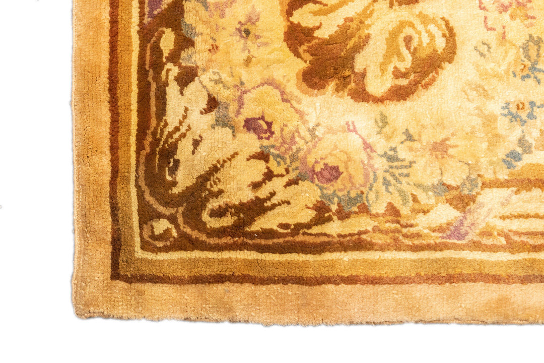 Antique French Aubusson Rug 9'10'' x 15'2''