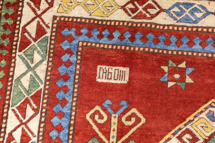 Antique Caucasian Kazak Rug 5'8" x 9'10''