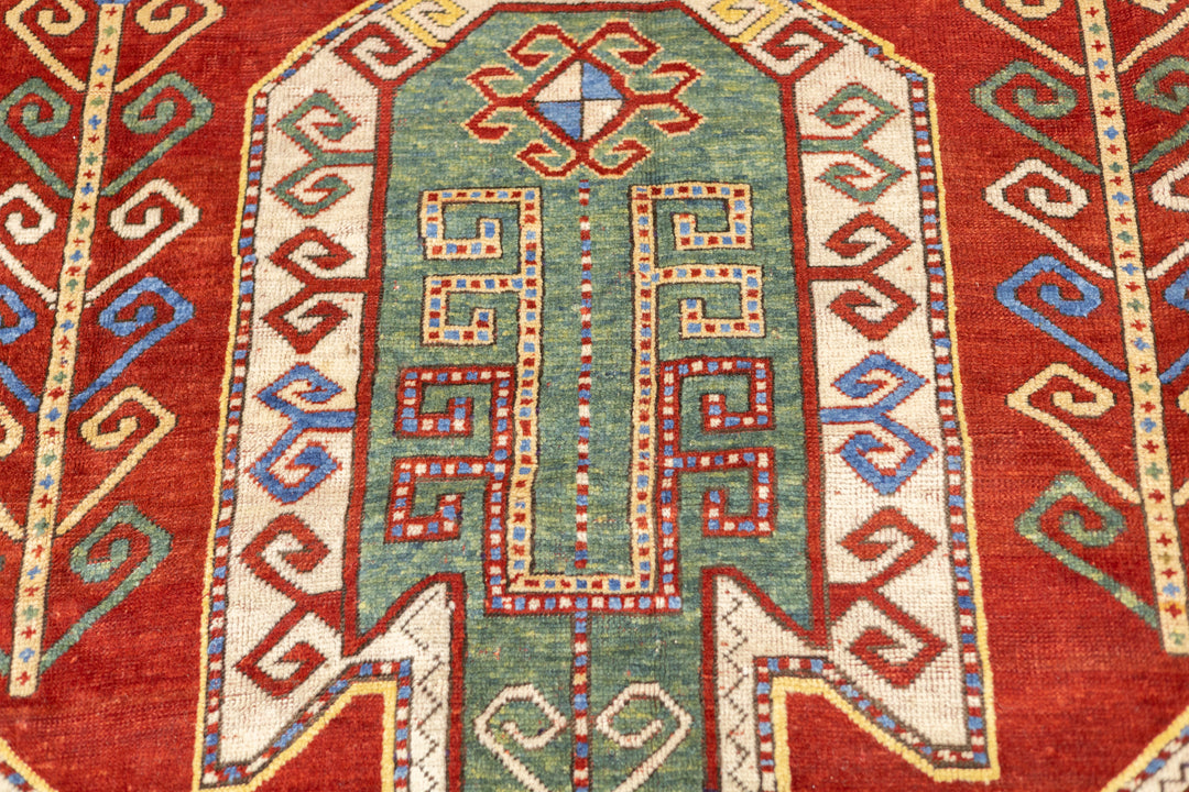 Antique Caucasian Kazak Rug 5'8" x 9'10''
