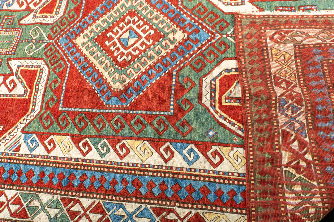 Antique Caucasian Kazak Rug 5'8" x 9'10''