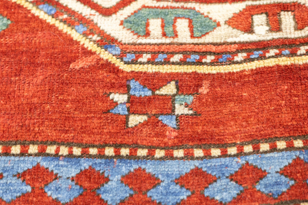 Antique Caucasian Kazak Rug 5'8" x 9'10''