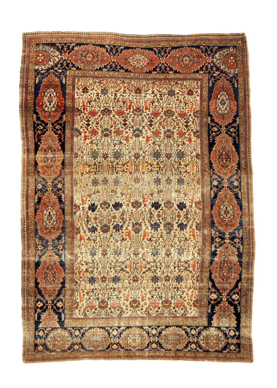 Antique Persian Farahan Sarouk Rug 6’10” x 9’6”