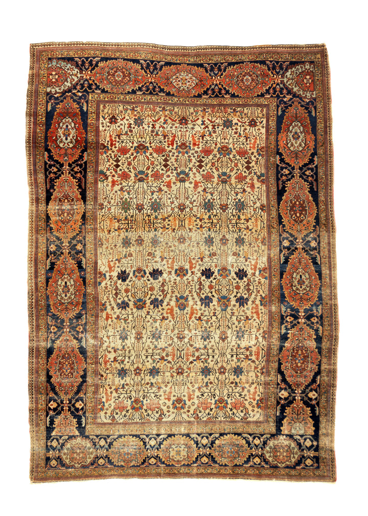 Antique Persian Farahan Sarouk Rug 6’10” x 9’6”