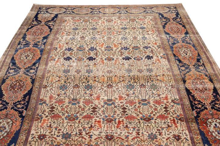Antique Persian Farahan Sarouk Rug 6’10” x 9’6”