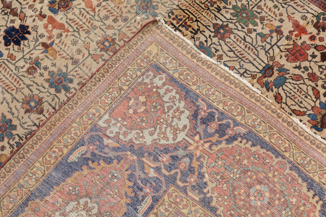 Antique Persian Farahan Sarouk Rug 6’10” x 9’6”