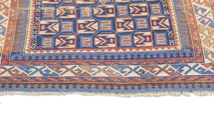 Antique Kuba Rug 3'8'' x 5'1''
