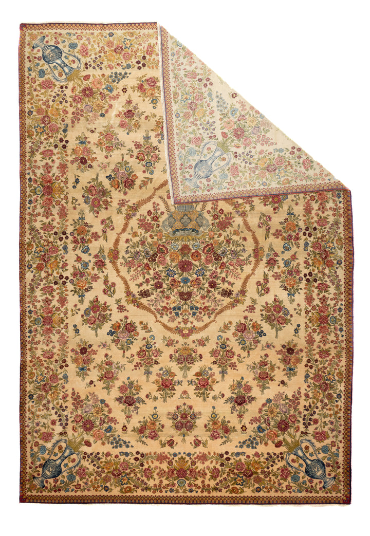 Antique Isfahan Rug 7'10'' x 11'7''
