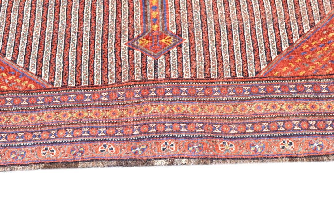 Antique Afshar Rug 7'3'' x 10'11''