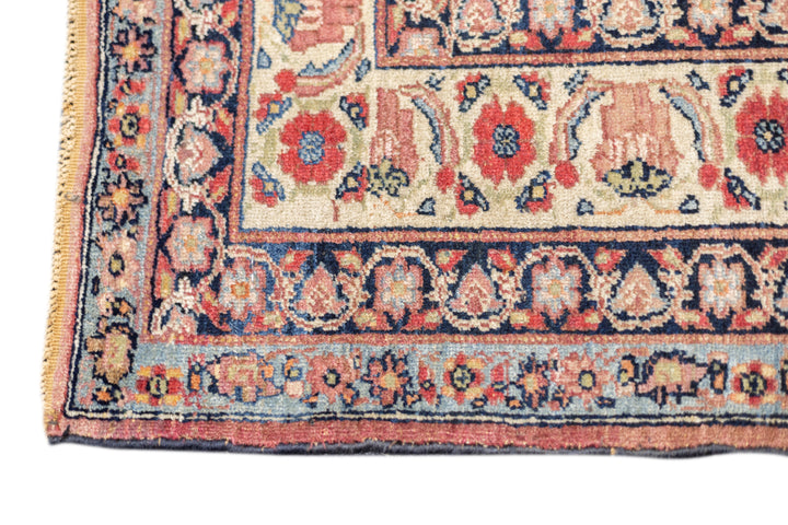 Antique Persian Lavar Kerman Rug 4'2'' x 6'2''