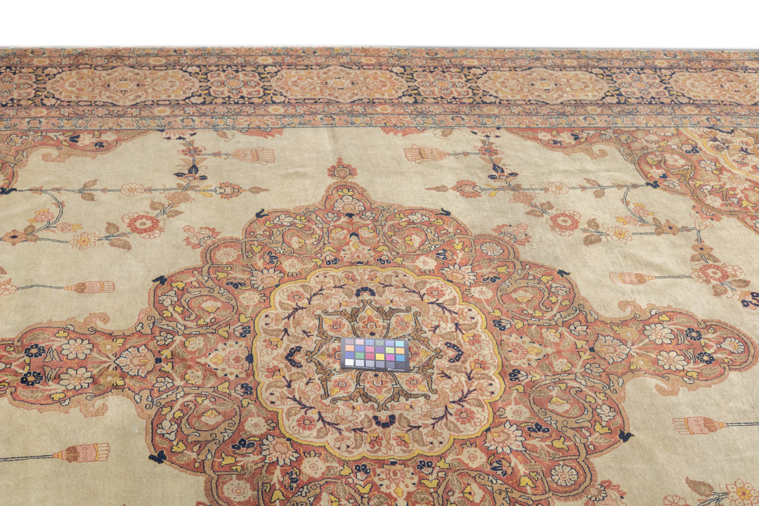 Antique Persian Haji Jalili Tabriz Rug 9'1'' x 12'9''