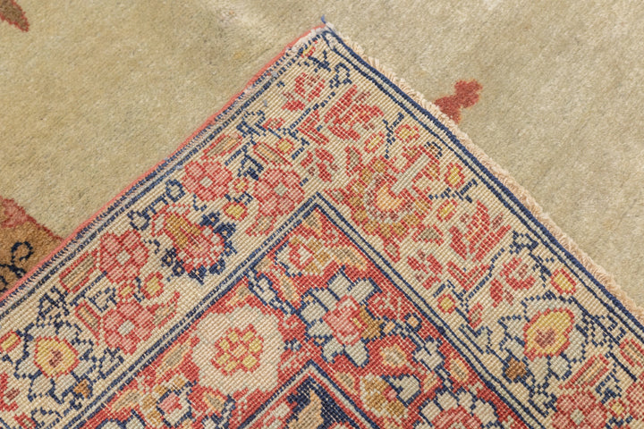 Antique Persian Haji Jalili Tabriz Rug 9'1'' x 12'9''