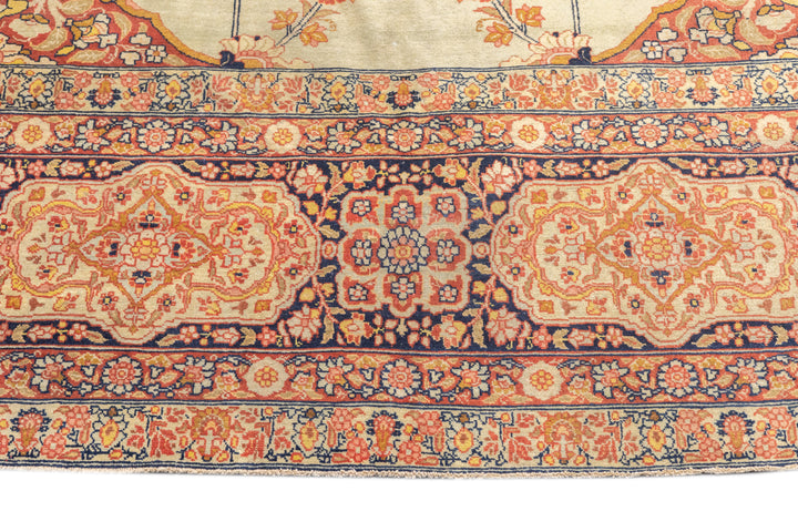 Antique Persian Haji Jalili Tabriz Rug 9'1'' x 12'9''