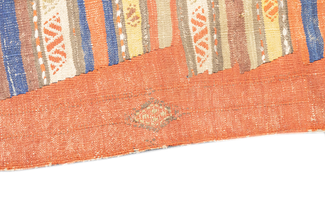 Antique Turkish Kilim Rug 4'9'' x 10'5''