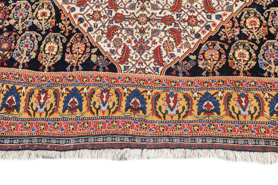 Antique Persian Qashqai Rug 4'3'' x 7'2''