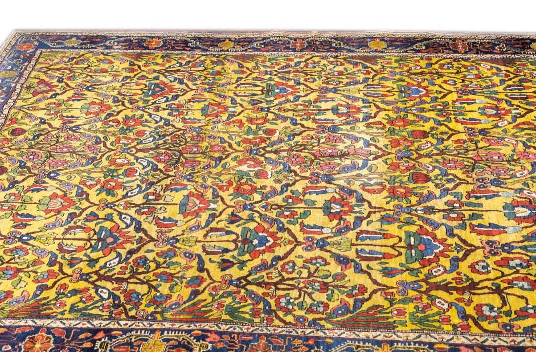 Antique Persian Bakhtiari Rug 8'7'' x 11'1''