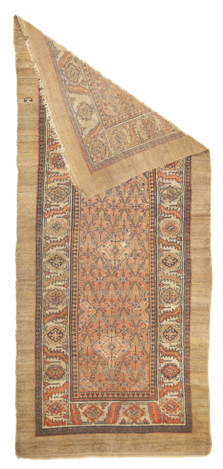 Antique Persian Sarab Rug 4'1'' x 9'3''