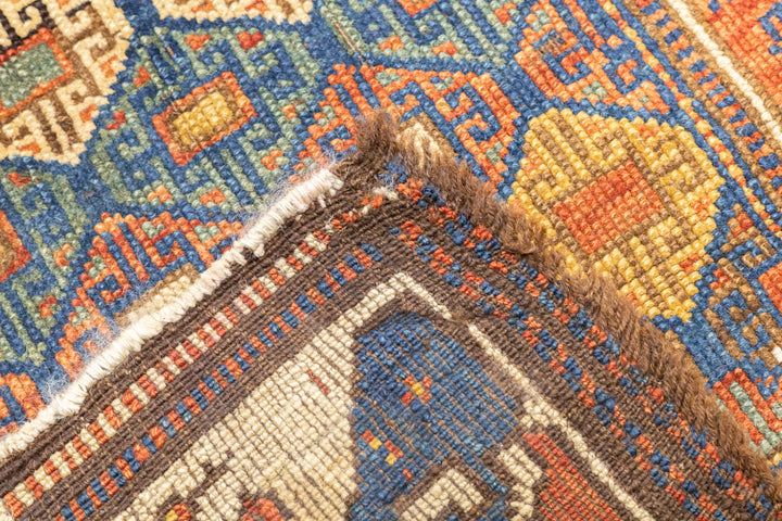 Antique Caucasian Kazak Rug 3'1'' x 4'3''