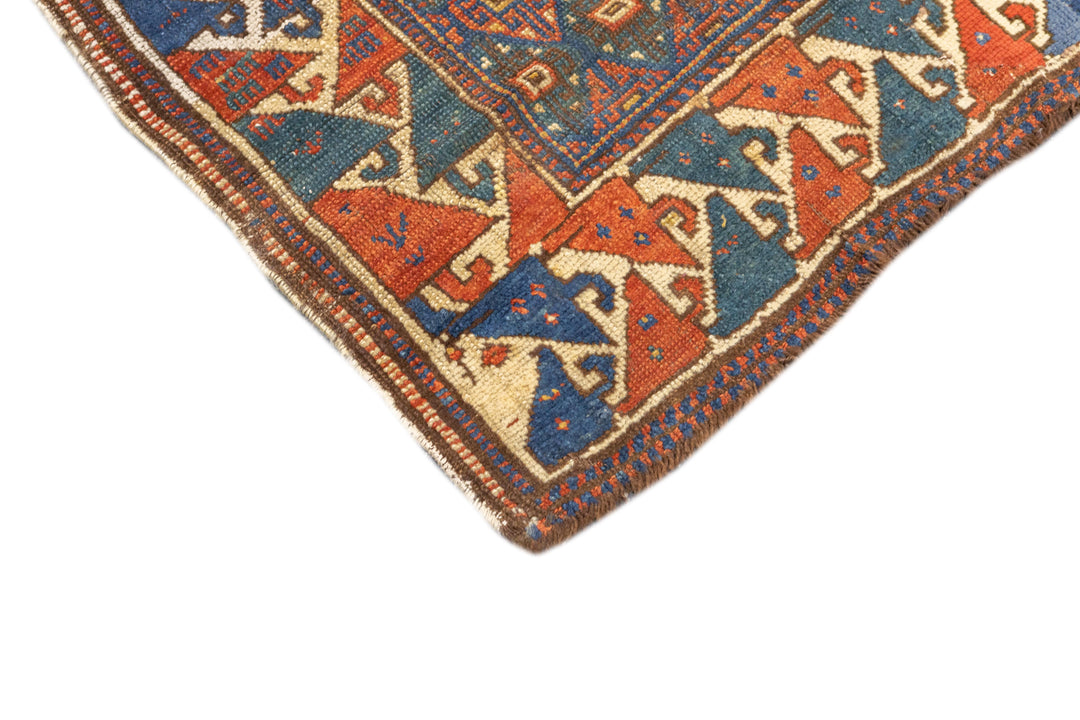 Antique Caucasian Kazak Rug 3'1'' x 4'3''