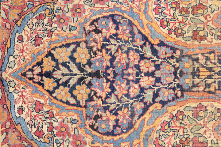 Antique Persian Lavar Kerman Rug 9'6'' x 13'5''
