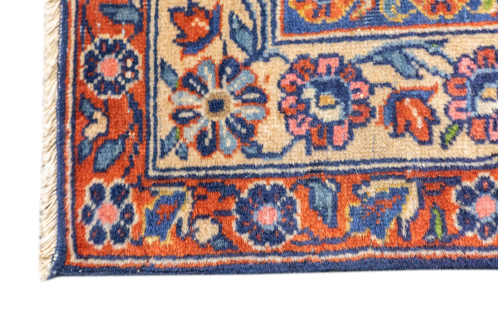 Antique Persian Dabir Kashan Rug 8'10'' x 11'6''