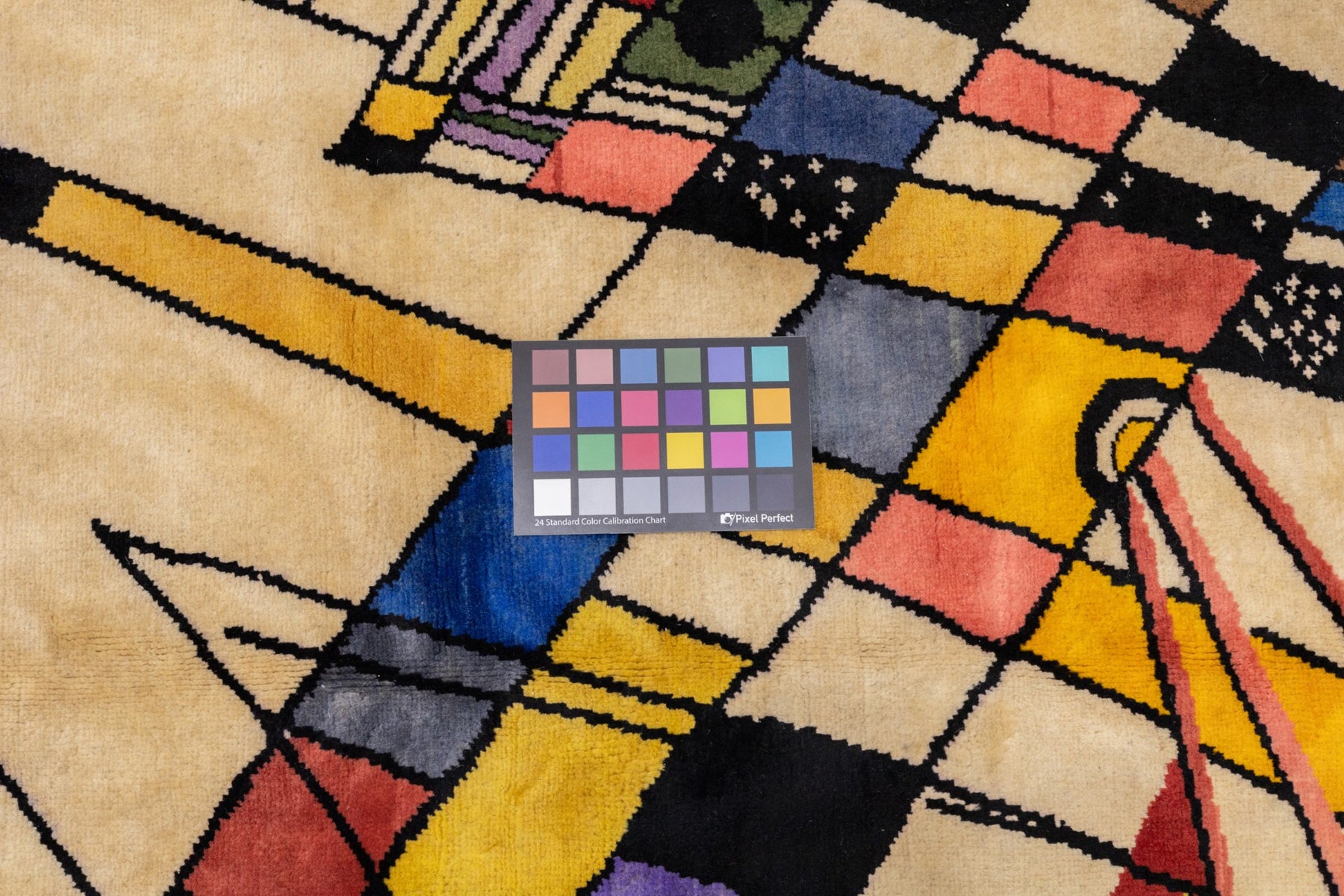 Kandiski Rug Mid Century Harmony in Abstraction Rug Designed by Wassily Kandinsky 6 ...