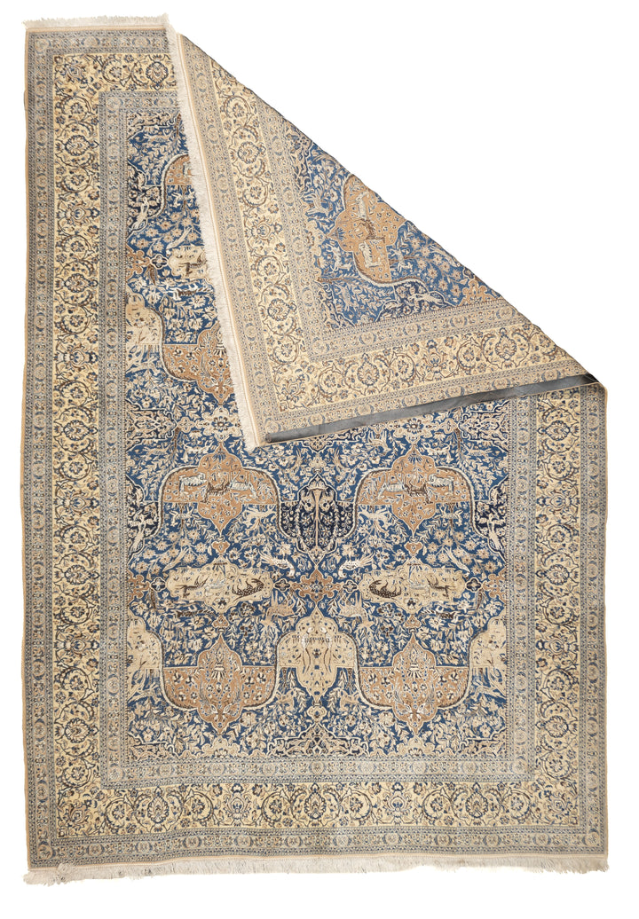 Extremely Fine Antique Persian Nain Rug 8'2'' x 11'6''