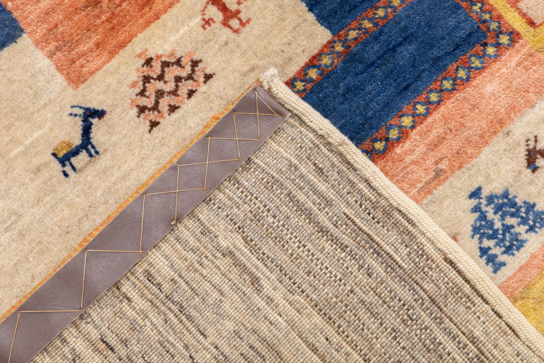 Vintage  Gabbeh Rug 5'3'' x 6'6''