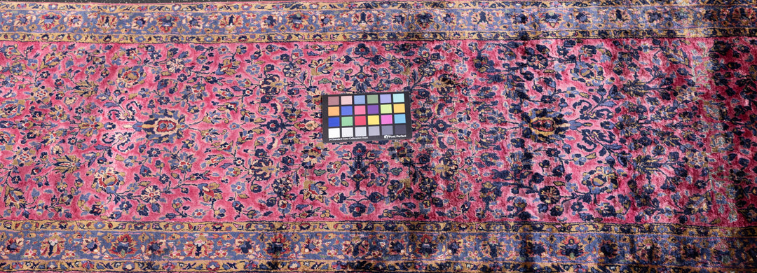 Antique Silk Persian Kashan Rug 1'11'' x 5'11''