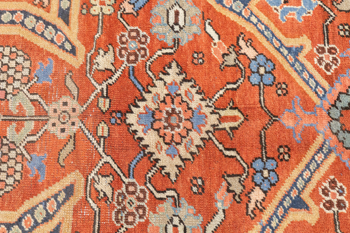 Antique Persian Heriz Rug 7'9'' x 10'5''