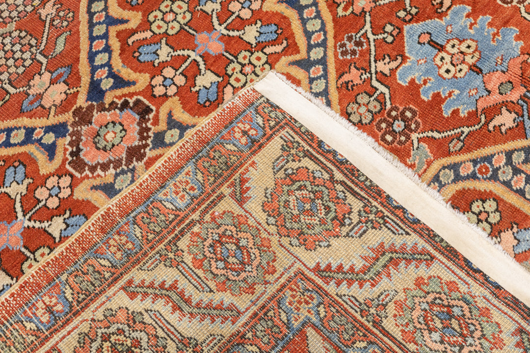 Antique Persian Heriz Rug 7'9'' x 10'5''