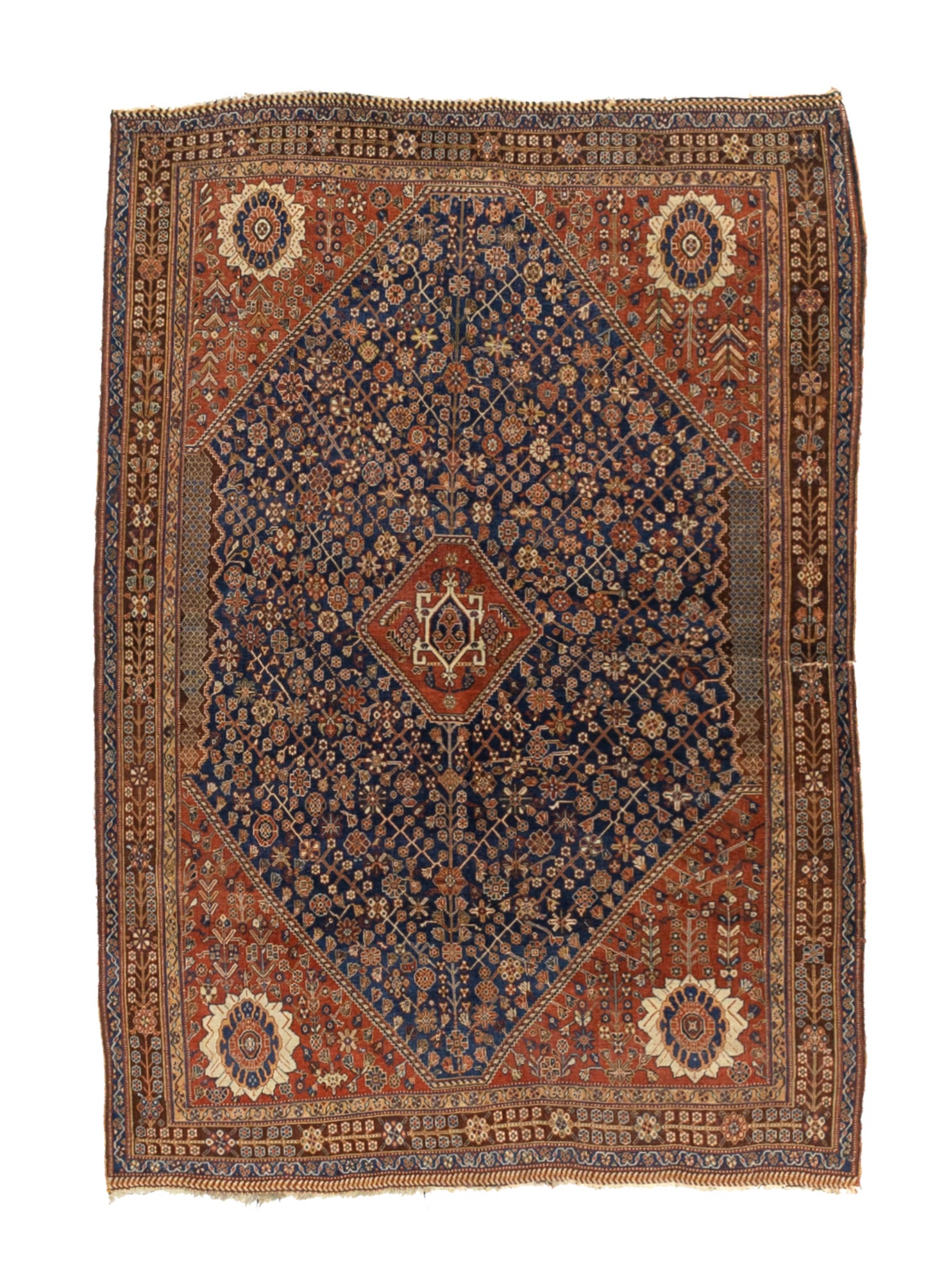 Antique khamse rug 【公式通販】