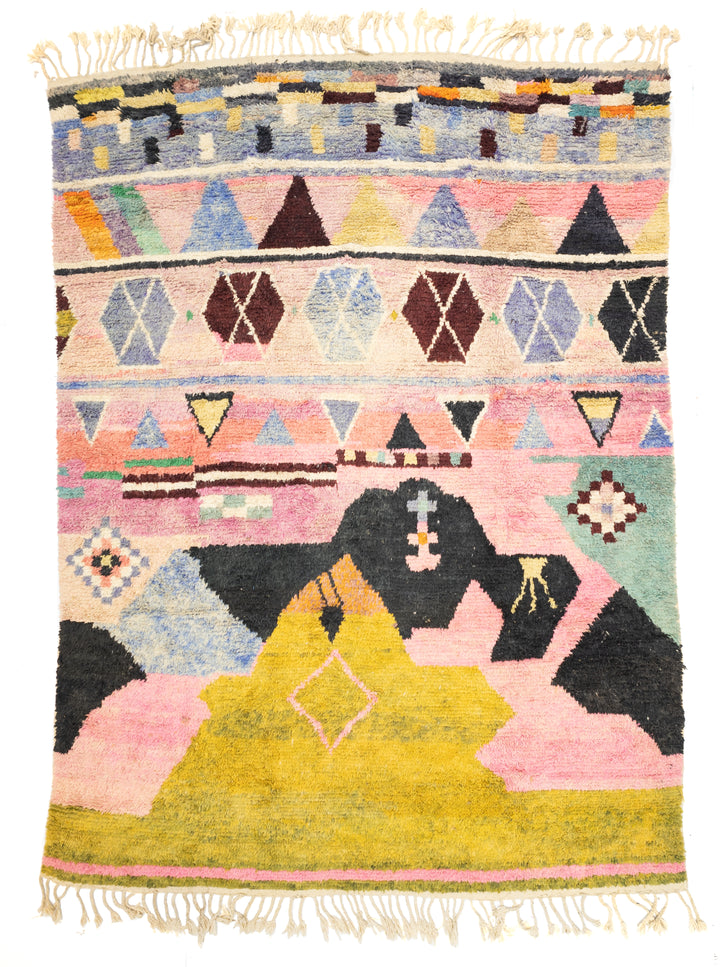 Vintage Moroccan Rug 9’9" x 12’8"